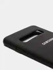 Черный защитный силиконовый чехол Silikone Cover для Samsung S10