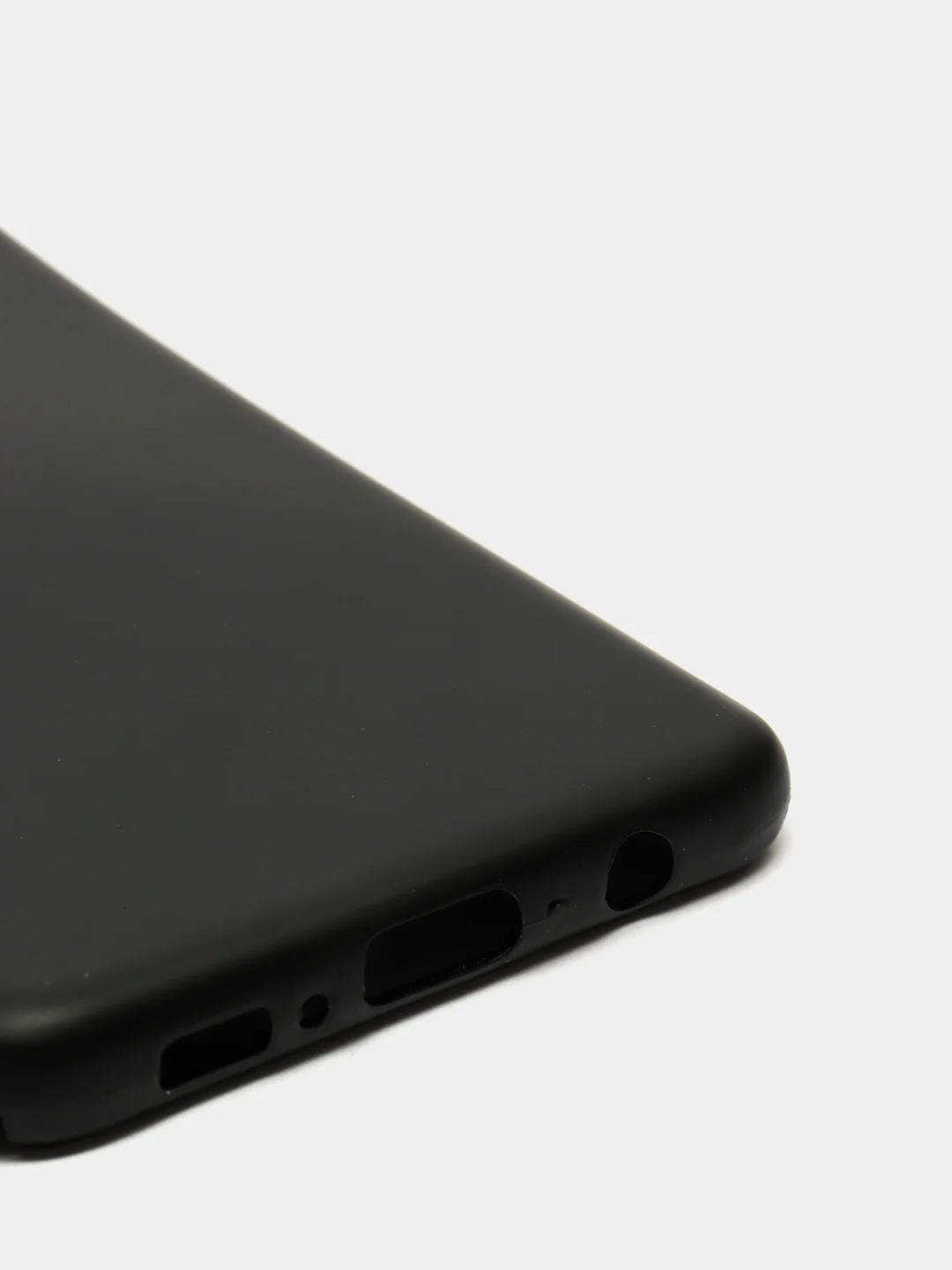 Черный защитный силиконовый чехол Silikone Cover для Samsung S10
