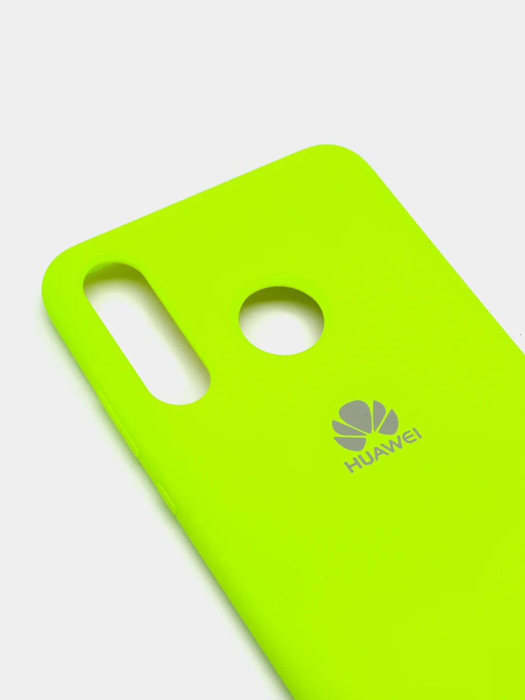 Салатовый защитный силиконовый чехол Silicone Cover HUAWEI P30 LITE