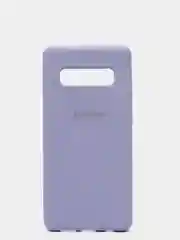 Сиреневый защитный силиконовый чехол Silikone Cover для Samsung S10 PLUS