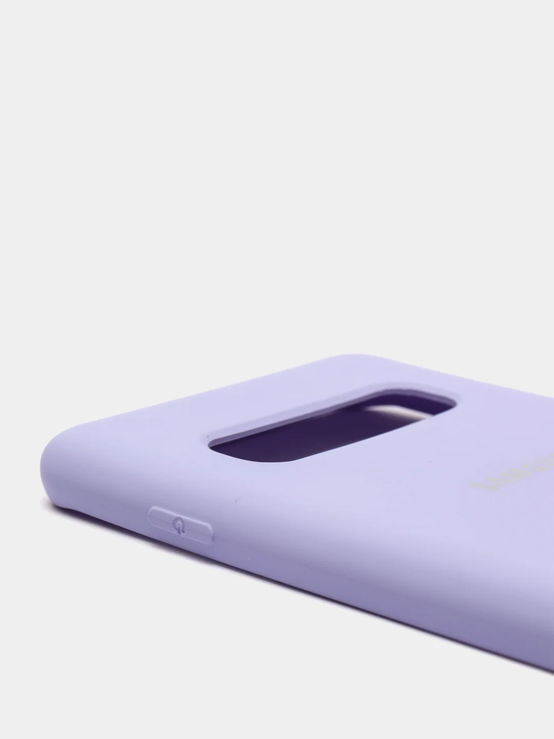 Сиреневый защитный силиконовый чехол Silikone Cover для Samsung S10 PLUS