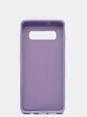 Сиреневый защитный силиконовый чехол Silikone Cover для Samsung S10 PLUS