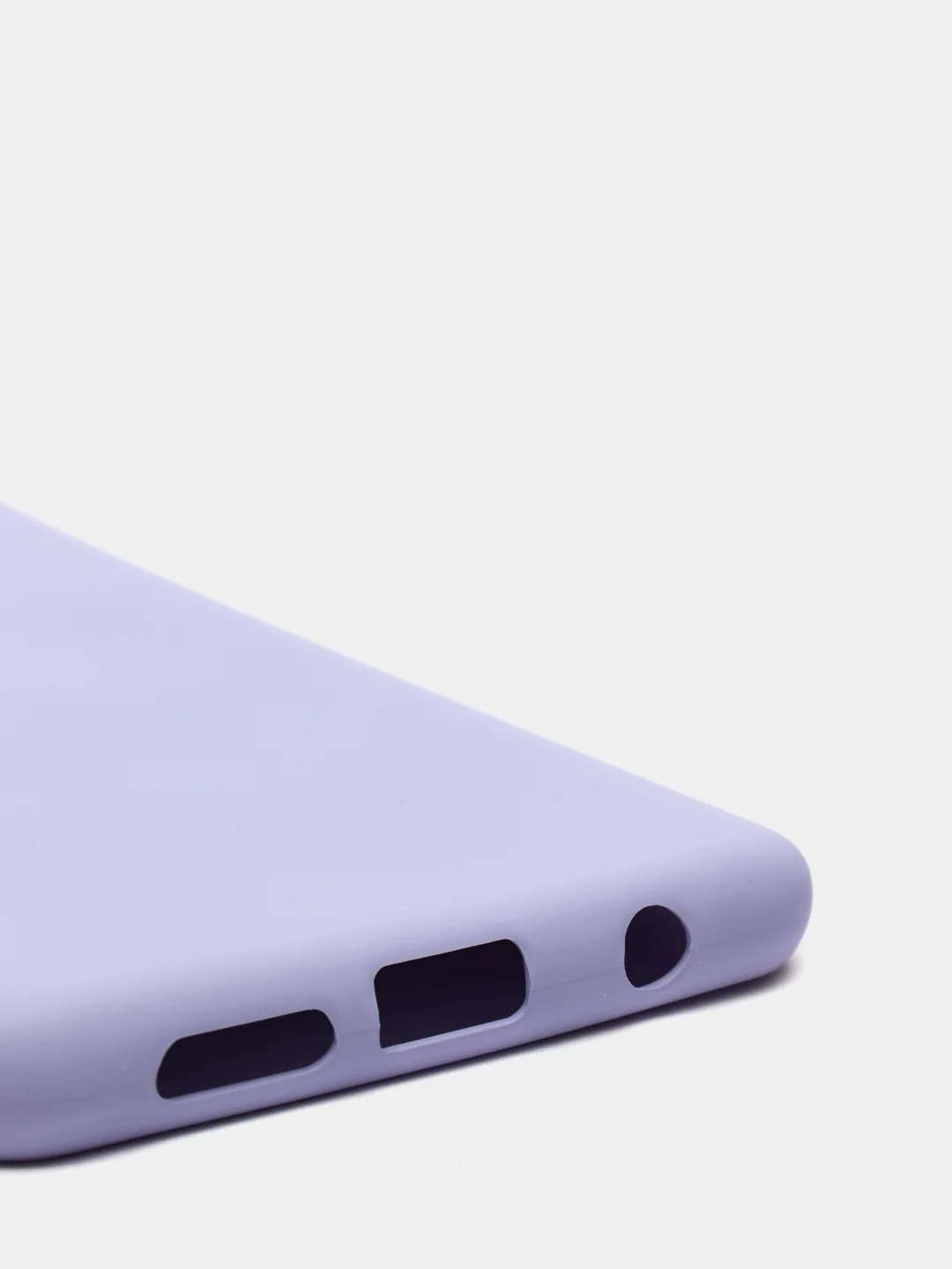 Сиреневый защитный силиконовый чехол Silikone Cover для Samsung S10 PLUS