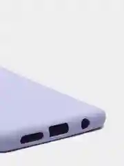 Сиреневый защитный силиконовый чехол Silikone Cover для Samsung S10 PLUS