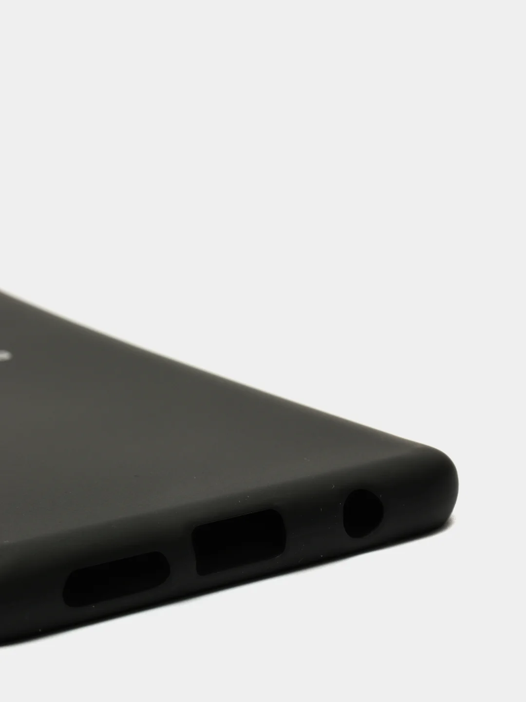Черный защитный силиконовый чехол Silikone Cover для Samsung S10 PLUS