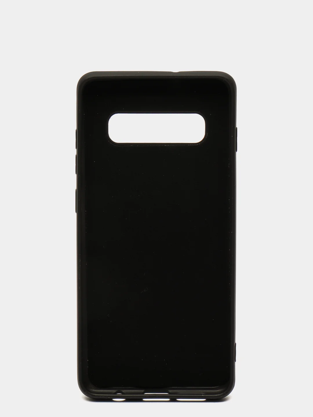 Черный защитный силиконовый чехол Silikone Cover для Samsung S10 PLUS