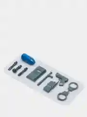 Полицейский вертолет-коструктор Funky toys, свет звук 32см FT62101