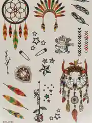 Временная татуировкам 14,8х10,5 см