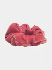 Розовый резинка для волос бархатная, цветная