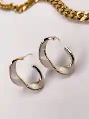 Французские серьги, крученые