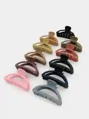 Краб для волос каучуковый, 10 см, 12 цветов