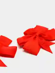 Красный детские бантики для волос, школьные заколки-банты на 1 сентября, 2 штуки