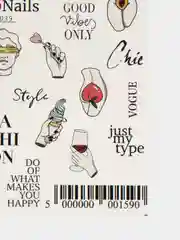 Слайдер/Top Nails/(водные наклейки) для дизайна ногтей. На любой фон