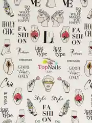 Слайдер/Top Nails/(водные наклейки) для дизайна ногтей. На любой фон