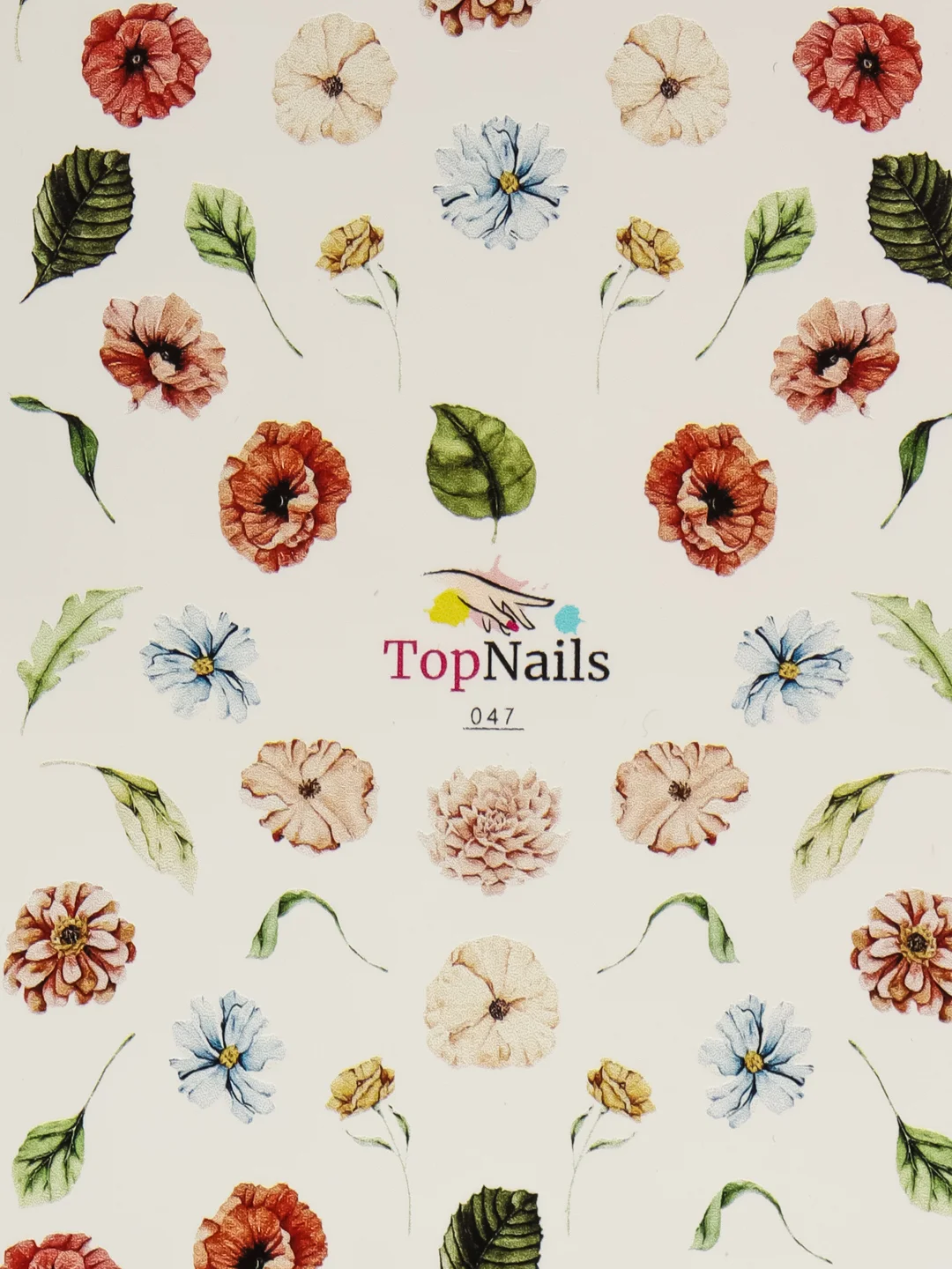 Слайдер/Top Nails/(водные наклейки) для дизайна ногтей. На любой фон