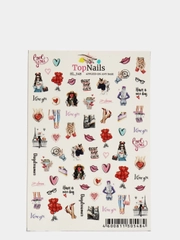 Слайдер/Top Nails/(водные наклейки) для дизайна ногтей. На любой фон
