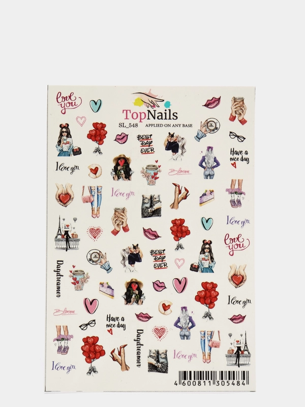 Слайдер/Top Nails/(водные наклейки) для дизайна ногтей. На любой фон