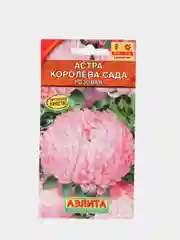 Набор 2шт Семена Астра Королева сада розовая