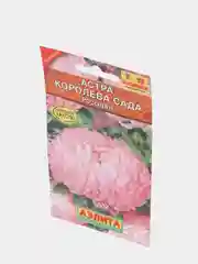 Набор 2шт Семена Астра Королева сада розовая