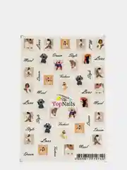 Слайдер Top Nails для дизайна ногтей, водный