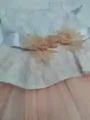 Нарядное платье, цвет персиковый