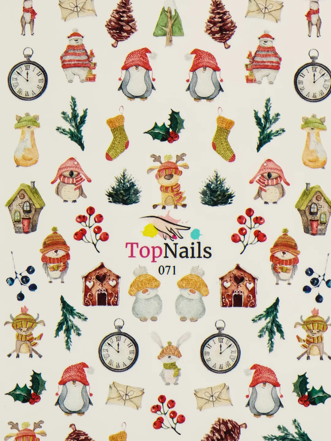 Слайдер Top Nails для дизайна ногтей, водный