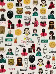 Слайдер/Top Nails/(водные наклейки) для дизайна ногтей. На любой фон