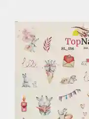 Слайдер/Top Nails/(водные наклейки) для дизайна ногтей. На любой фон