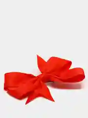 Бант для волос, на зажиме, красный / Школьные банты /