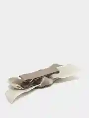 Розовый бантик бархатный на зажиме для девочки, 2 штуки