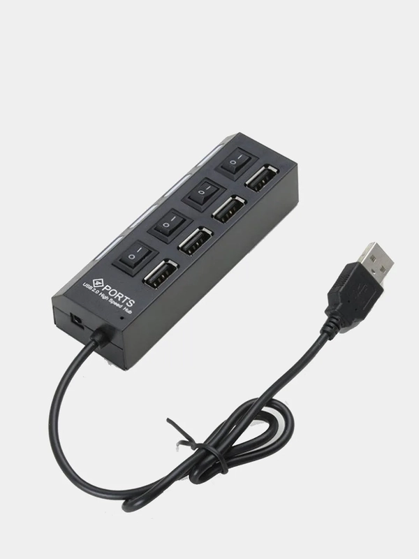 Разветвитель USB HUB 2.0 с 4 портами