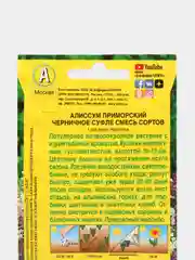 Семена Алиссум "Черничное суфле", смесь сортов