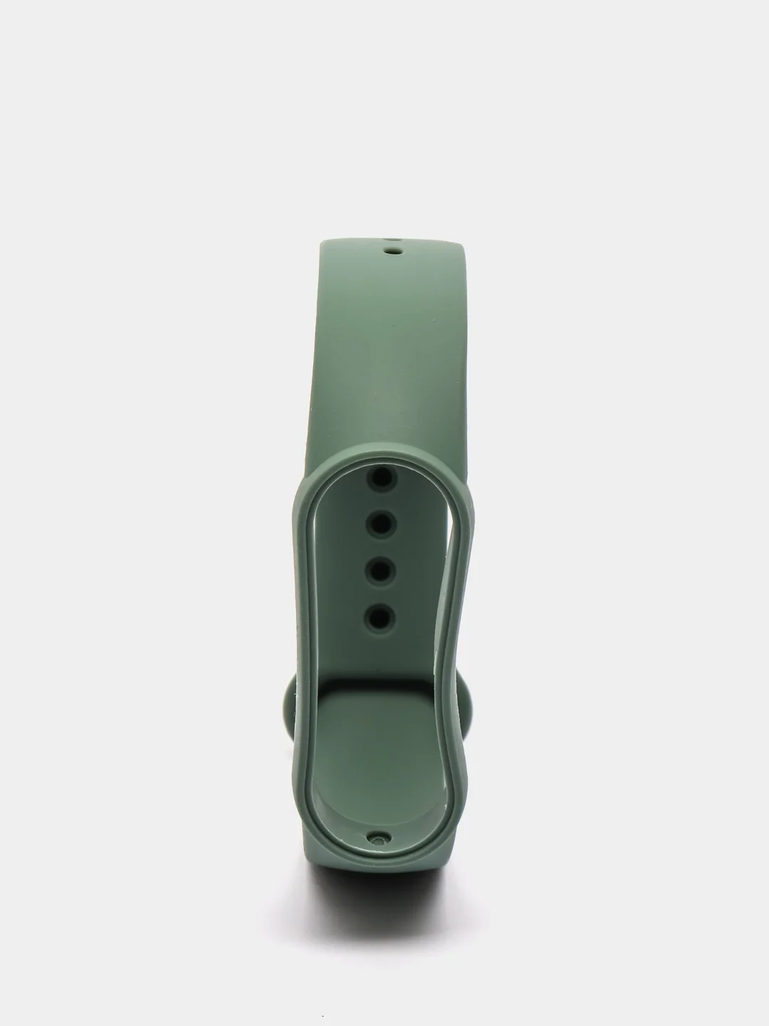 Лесной зеленый фирменный ремешок для браслета Xiaomi Mi Band 5 / 6 силиконовый ми бэнд