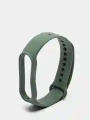 Лесной зеленый фирменный ремешок для браслета Xiaomi Mi Band 5 / 6 силиконовый ми бэнд