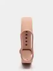 Бежевый фирменный ремешок для браслета Xiaomi Mi Band 5 / 6 силиконовый ми бэнд