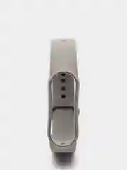 Серый фирменный ремешок для браслета Xiaomi Mi Band 5 / 6 силиконовый ми бэнд
