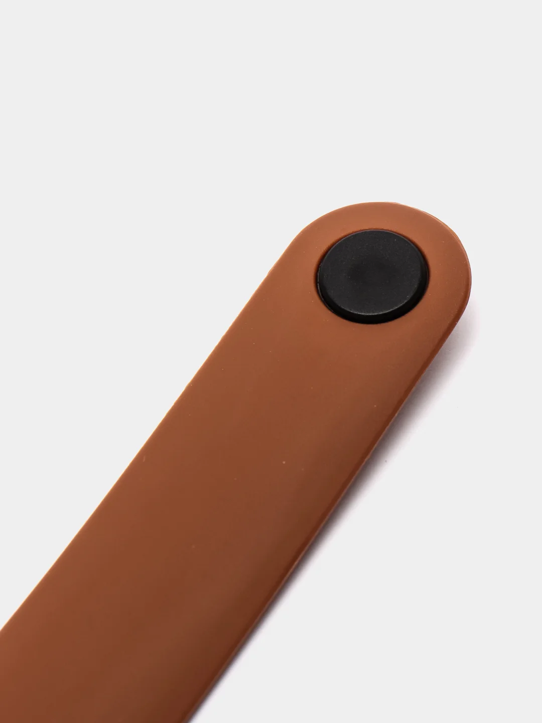 Коричневый фирменный ремешок для браслета Xiaomi Mi Band 5 / 6 силиконовый ми бэнд