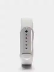 Белый фирменный ремешок для браслета Xiaomi Mi Band 5 / 6 силиконовый ми бэнд