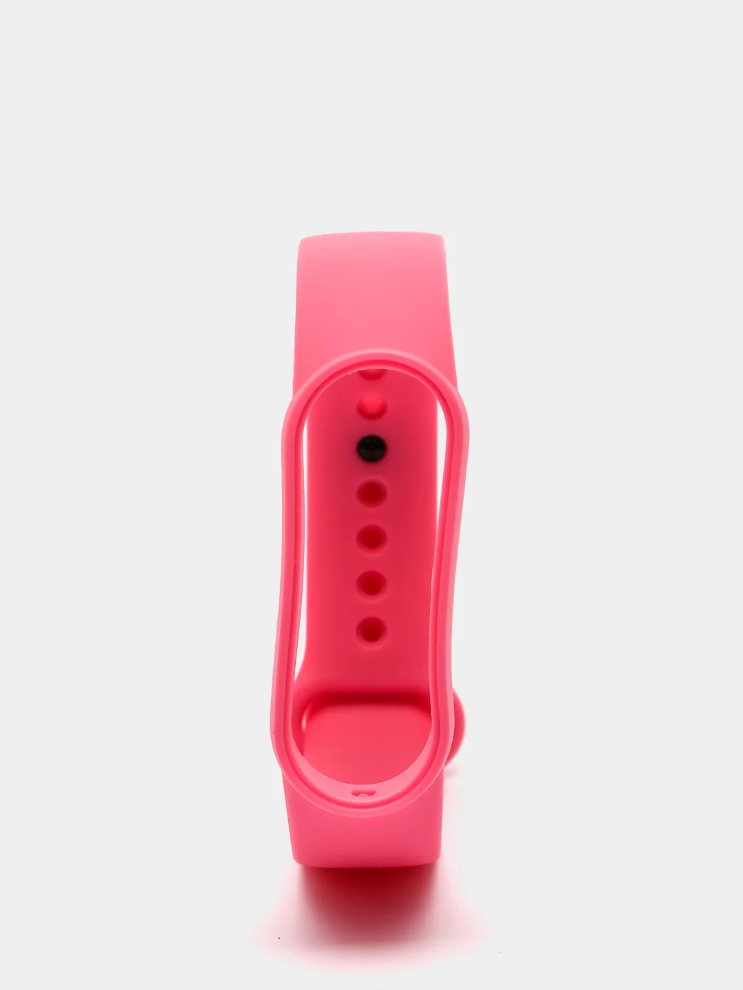 Розовый фирменный ремешок для браслета Xiaomi Mi Band 5 / 6 силиконовый ми бэнд