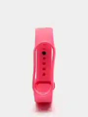 Розовый фирменный ремешок для браслета Xiaomi Mi Band 5 / 6 силиконовый ми бэнд