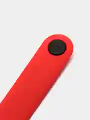 Красный фирменный ремешок для браслета Xiaomi Mi Band 5 / 6 силиконовый ми бэнд