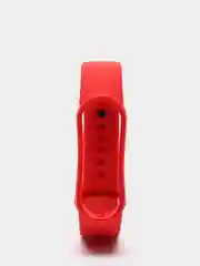 Красный фирменный ремешок для браслета Xiaomi Mi Band 5 / 6 силиконовый ми бэнд