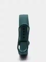 Зеленый фирменный ремешок для браслета Xiaomi Mi Band 5 / 6 силиконовый ми бэнд