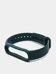 Зеленый фирменный ремешок для браслета Xiaomi Mi Band 5 / 6 силиконовый ми бэнд