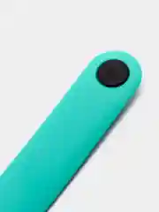 Бирюзовый фирменный ремешок для браслета Xiaomi Mi Band 5 / 6 силиконовый ми бэнд