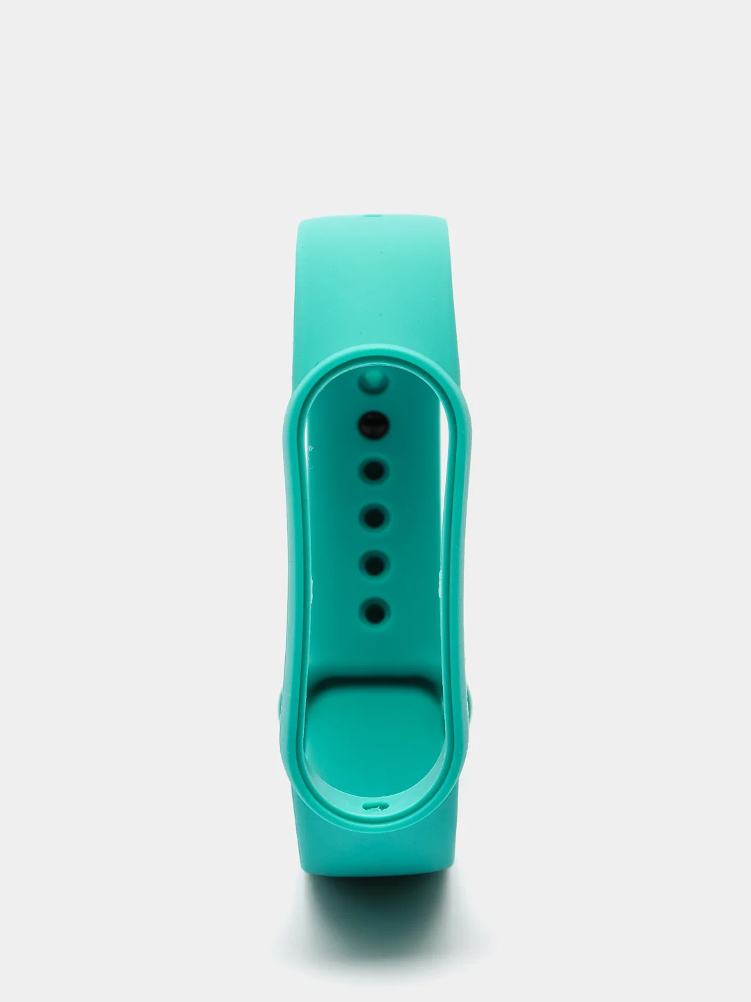 Бирюзовый фирменный ремешок для браслета Xiaomi Mi Band 5 / 6 силиконовый ми бэнд