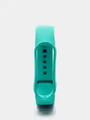 Бирюзовый фирменный ремешок для браслета Xiaomi Mi Band 5 / 6 силиконовый ми бэнд