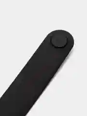 Черный фирменный ремешок для браслета Xiaomi Mi Band 5 / 6 силиконовый ми бэнд