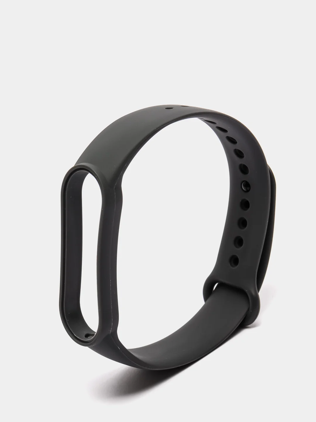 Угольный фирменный ремешок для браслета Xiaomi Mi Band 5 / 6 силиконовый ми бэнд