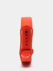 Оранжевый фирменный ремешок для браслета Xiaomi Mi Band 5 / 6 силиконовый ми бэнд
